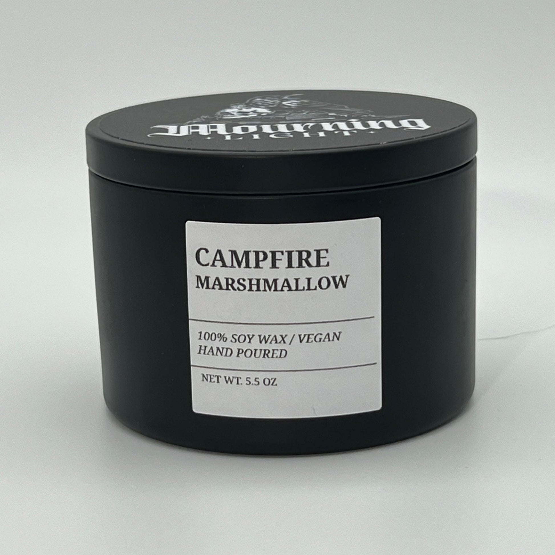 Campfire Marshmallow Candle - 100% Soy Wax - 5.5 oz - In Mourning