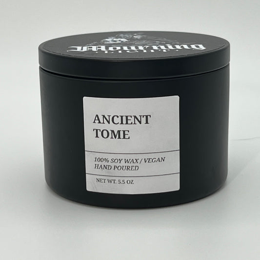 Old Book Candle - Soy Wax - 5.5 oz - In Mourning